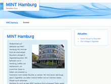 Tablet Screenshot of mint-hamburg.de